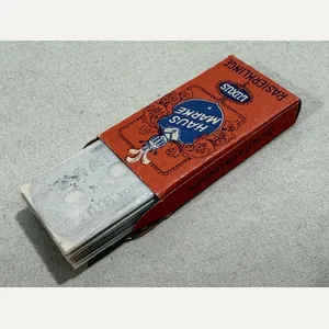 Original WWII German Box of 10 Razor Blades, HAUS MARKE …