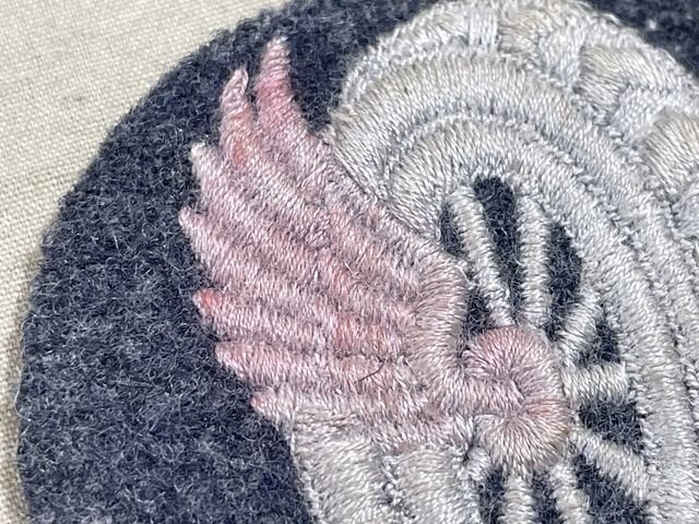 Original WWII German Luftwaffe Motor Transport Equipment Administrator's Trade Sleeve Insignia — image 2