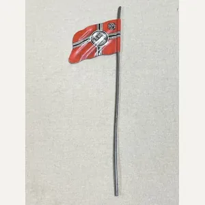 Original Nazi Era German Toy Soldier Reichs Battle Flag