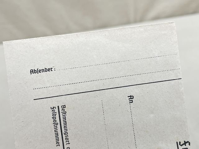 Original WWII German FELDPOST Letter/Envelope — image 4