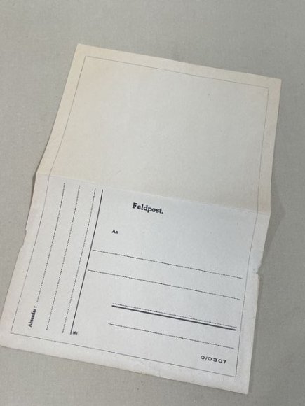 Original WWII German FELDPOST Letter/Envelope — image 2