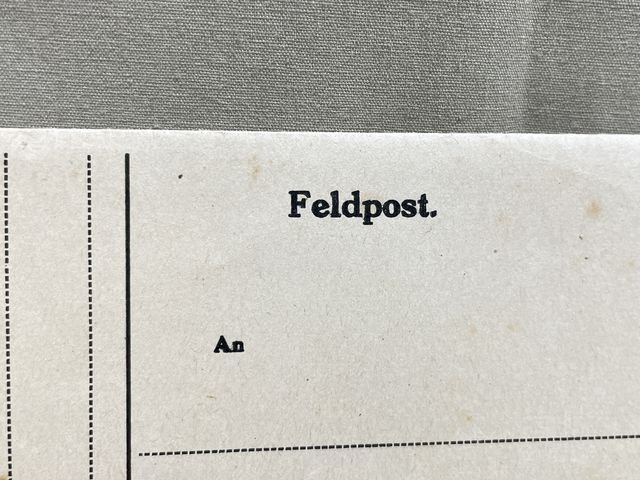 Original WWII German FELDPOST Letter/Envelope — image 2