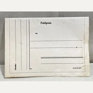 Original WWII German FELDPOST Letter/Envelope