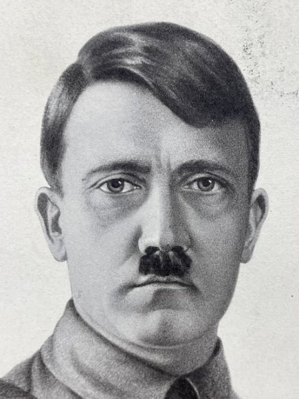 Original Nazi Era German Personality Postcard, HITLER! — image 2