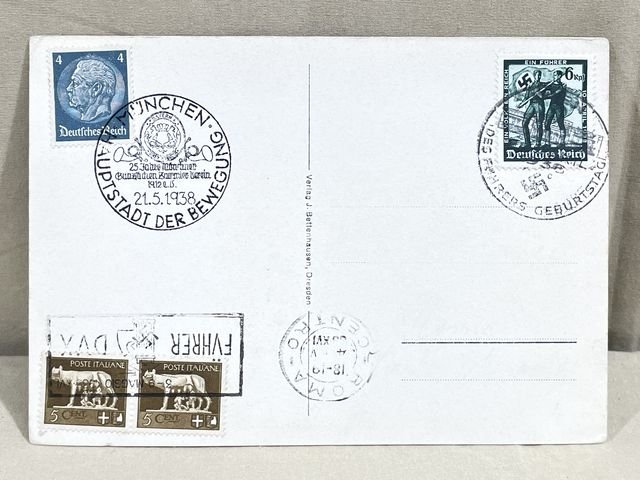 Original Nazi Era German Personality Postcard, HITLER! — image 4