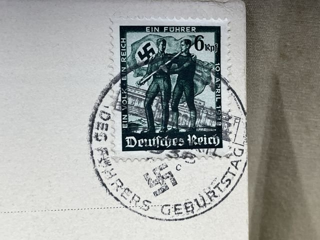 Original Nazi Era German Personality Postcard, HITLER! — image 7