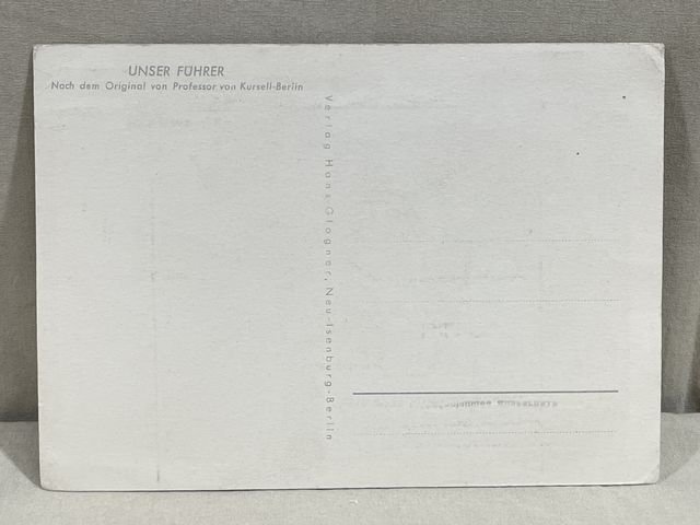 Original Nazi Era German Personality Postcard, HITLER! — image 4