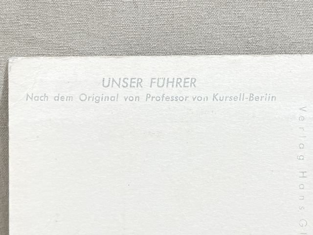 Original Nazi Era German Personality Postcard, HITLER! — image 5