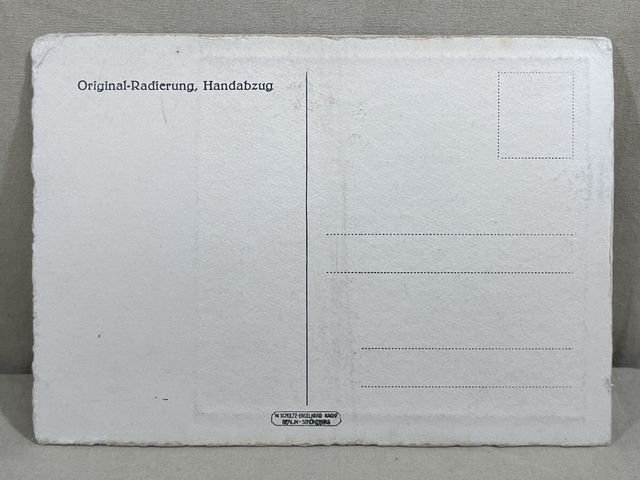 Original Nazi Era German Personality Postcard, HITLER! — image 3