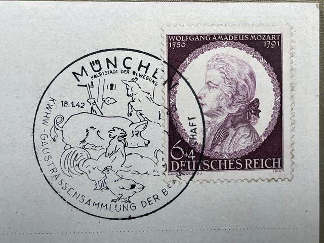 Original Nazi Era German Personality Postcard, HITLER! — image 7