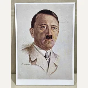 Original Nazi Era German Personality Postcard, HITLER!