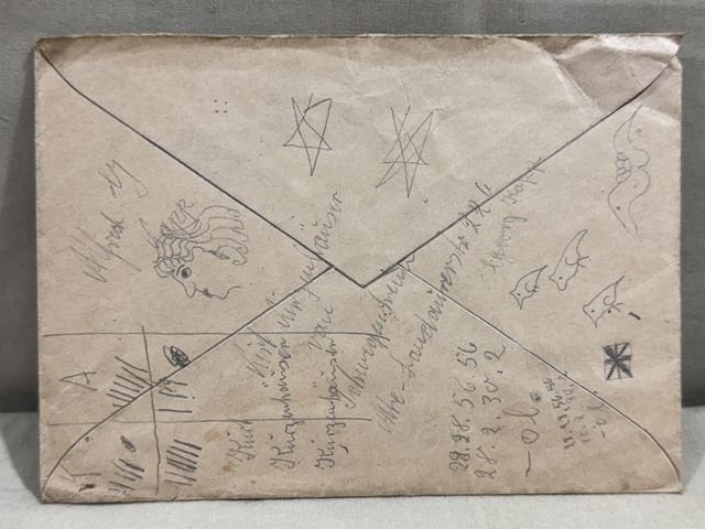 Original WWII German Letter/Envelope Combination, SS-Feldpost — image 10