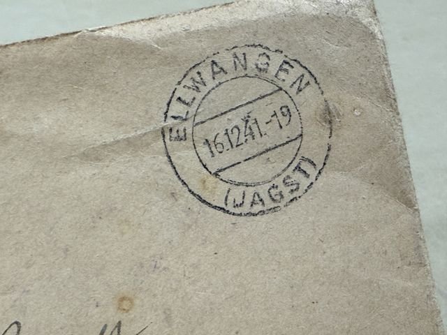 Original WWII German Letter/Envelope Combination, SS-Feldpost — image 3