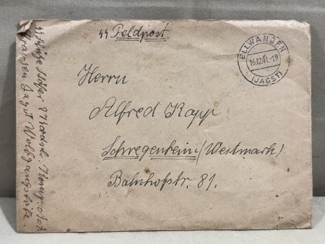 Original WWII German Letter/Envelope Combination, SS-Feldpost — image 7