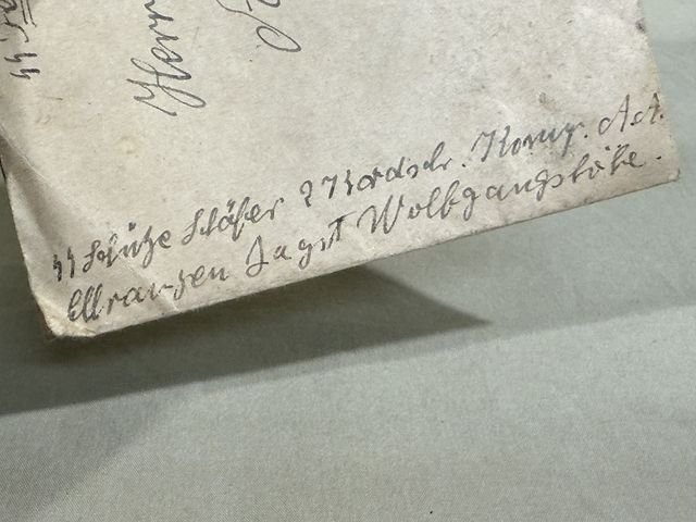 Original WWII German Letter/Envelope Combination, SS-Feldpost — image 8