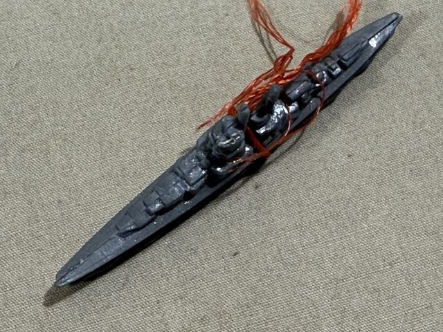 Original WWII German WHW Donation Figure, Battle Ship — image 3