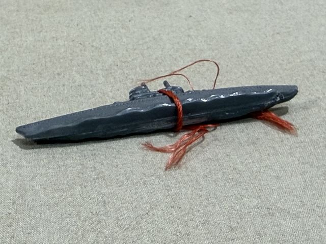 Original WWII German WHW Donation Figure, Battle Ship — image 4