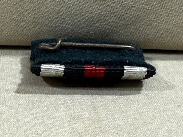 Original Pre-WWII German Combatant's 1914-18 Cross of Honor Ribbon Bar, UNISSUED — image 3