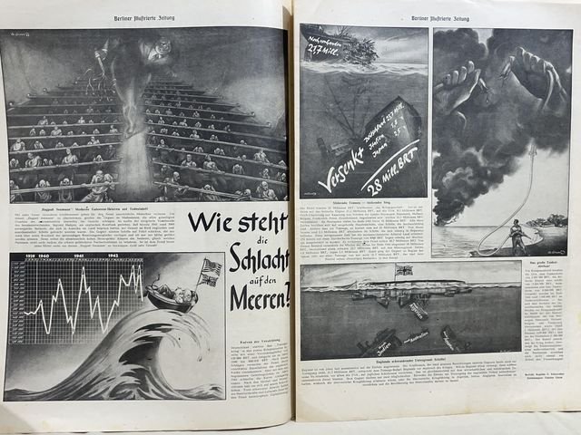 Original WWII German Magazine, Berliner Illustrierte Zeitung — image 3
