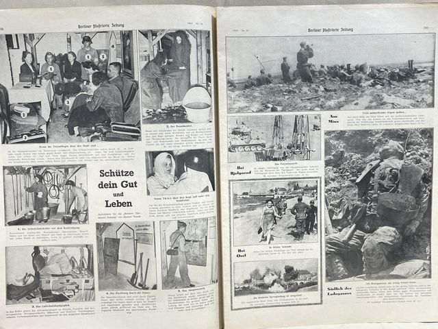 Original WWII German Magazine, Berliner Illustrierte Zeitung — image 3