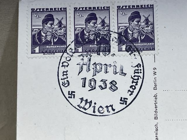 Original Nazi Era German Personality Postcard, HITLER! — image 4