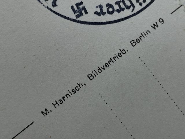 Original Nazi Era German Personality Postcard, HITLER! — image 6