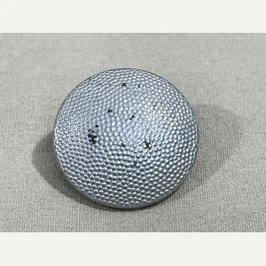 Original Nazi Era German SILVER Pebbled Tunic Button, 21mm