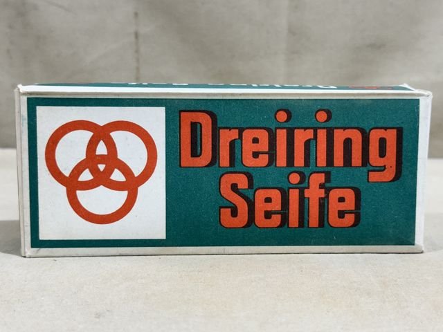 Original WWII Era German Boxed Soap, Three Ring Brand — image 4