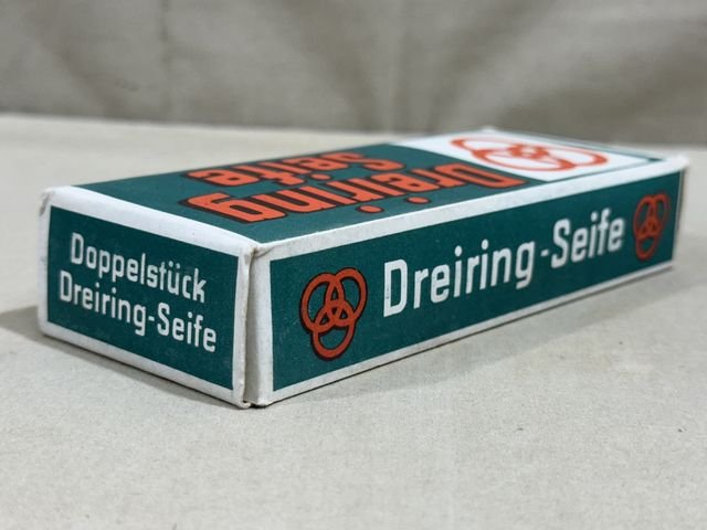 Original WWII Era German Boxed Soap, Three Ring Brand — image 7