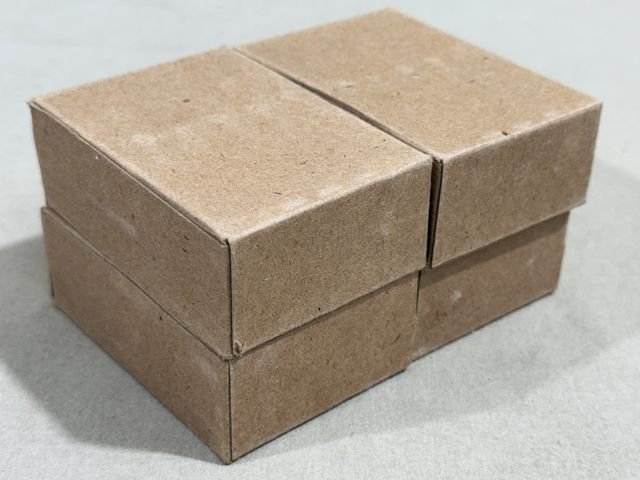 Original WWII German Cardboard 8mm In Stripper Clips Ammunition Boxes, Set of 4 — image 4