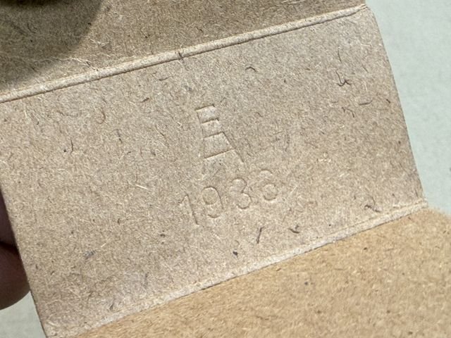 Original WWII German Cardboard 8mm In Stripper Clips Ammunition Boxes, Set of 4 — image 6