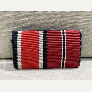 Original WWII German Two-Position Ribbon Bar, 1939 Iron Cross