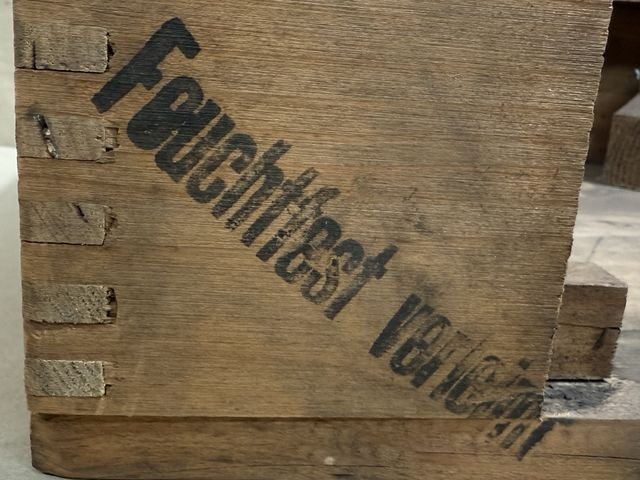 Original WWII German Tellermine 42 Transit Box, UNUSED! — image 3