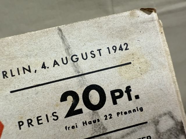 Original WWII German Luftwaffe Magazine Der Adler, August 1942 — image 2