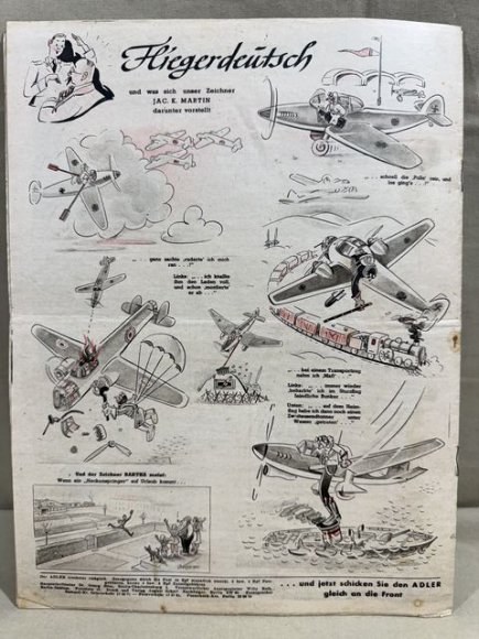 Original WWII German Luftwaffe Magazine Der Adler, August 1942 — image 6