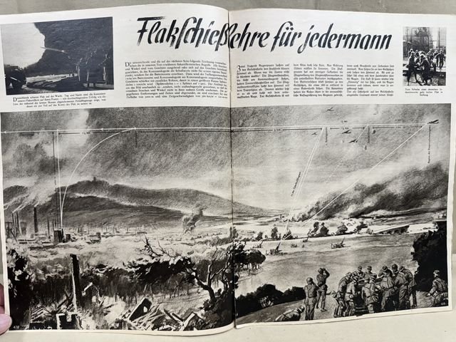 Original WWII German Luftwaffe Magazine Der Adler, September 1940 — image 5