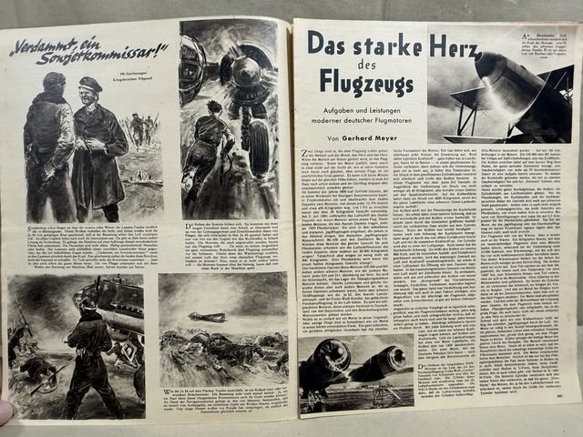 Original WWII German Luftwaffe Magazine Der Adler, December 1941 — image 4