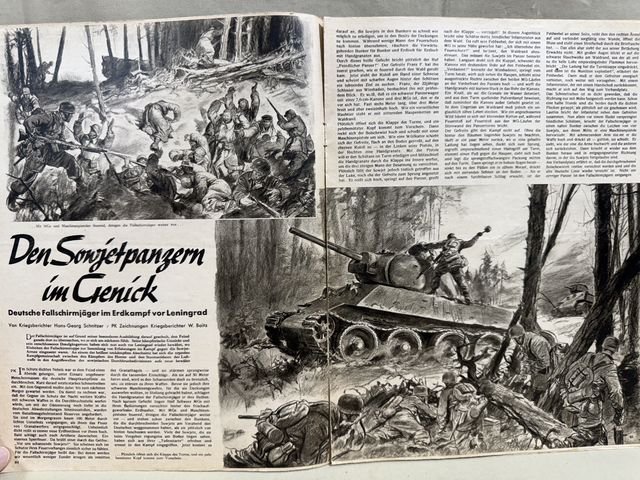 Original WWII German Luftwaffe Magazine Der Adler, March 1942 — image 4