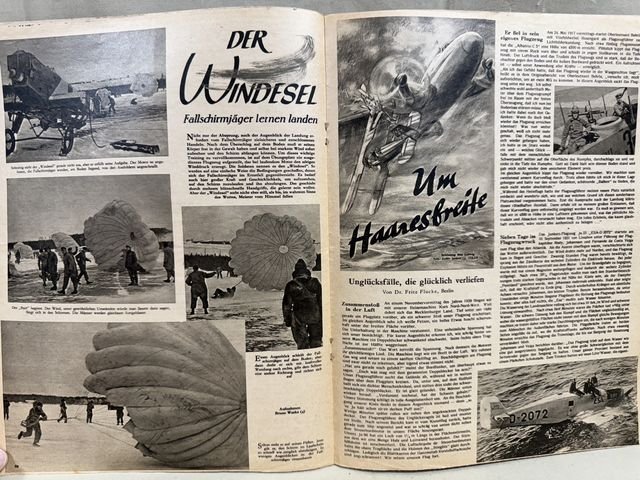 Original WWII German Luftwaffe Magazine Der Adler, March 1942 — image 5