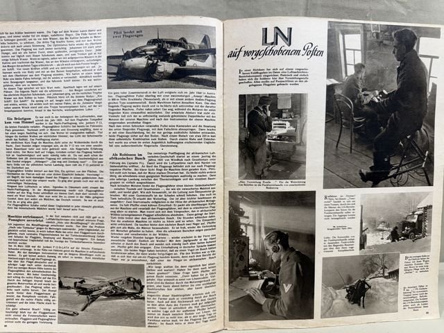 Original WWII German Luftwaffe Magazine Der Adler, March 1942 — image 6