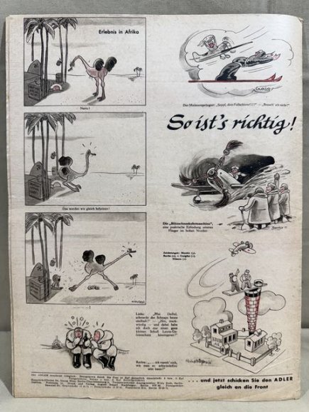 Original WWII German Luftwaffe Magazine Der Adler, March 1942 — image 7