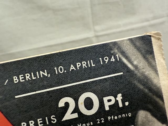 Original WWII German Luftwaffe Magazine Der Adler, April 1941 — image 2