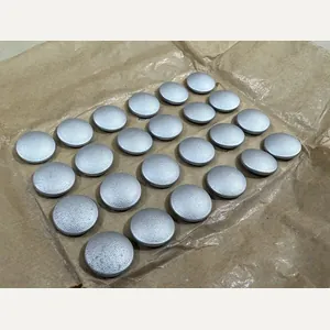 Original WWII German Card of 19mm Pebbled Buttons, Silver