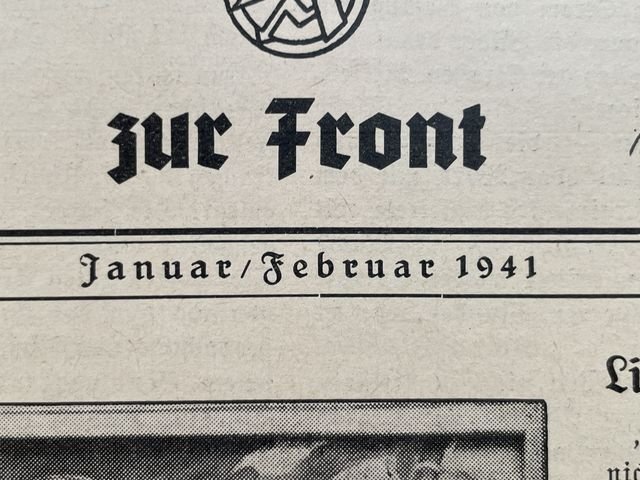 Original Nazi Era German SA Newsletter, Die Westmark-SA zur Front — image 2