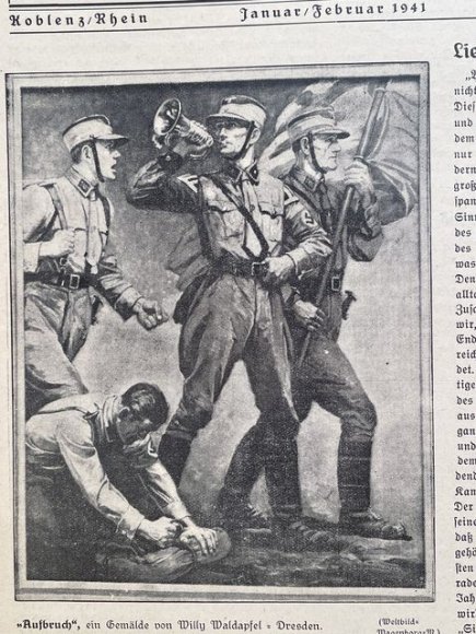 Original Nazi Era German SA Newsletter, Die Westmark-SA zur Front — image 3