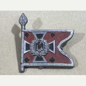 Original WWII German Flag Tinnie, ARTILLERIE