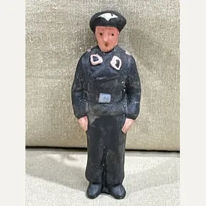Original Nazi Era German WHW Donation Porcelain Figure, Panzer Soldier