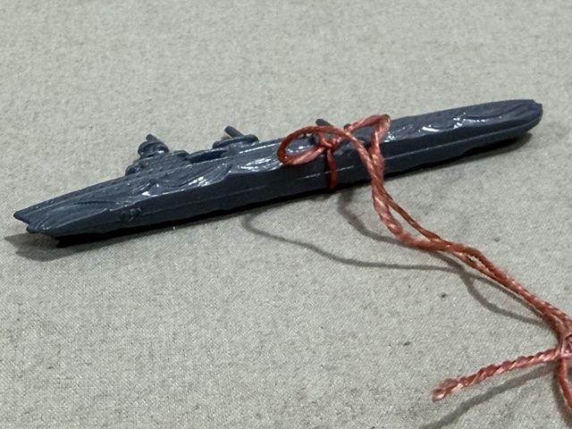 Original WWII German WHW Donation Figure, Battle Ship — image 4