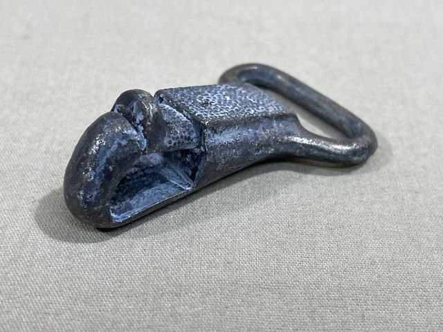 Original WWII German Officer's Dagger Hanger Hardware, Snap Hook — image 2