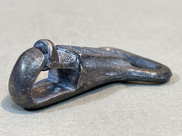 Original WWII German Officer's Dagger Hanger Hardware, Snap Hook — image 6